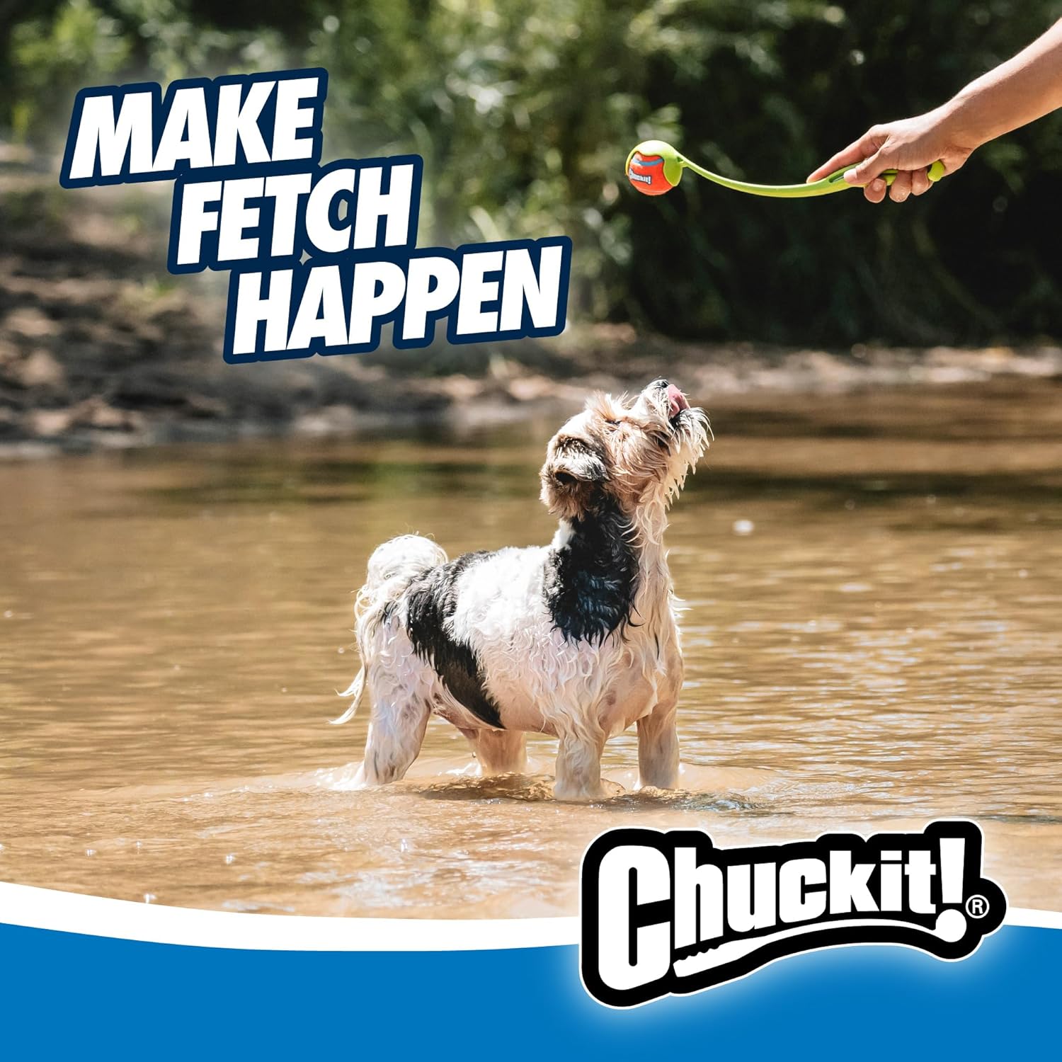 Chuckit! Sport 14S Ball Launcher for Small Dogs, 14-Inch Manual Thrower with 2-Inch Ball, Fits Dogs up to 20 lbs - Image 7