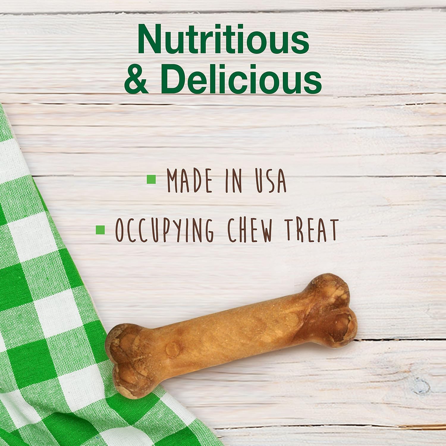 Nylabone Healthy Edibles Natural Dog Chews Long Lasting Roast Beef & Chicken Flavor Treats for Dogs, Small/Regular (24 Count) - Image 3